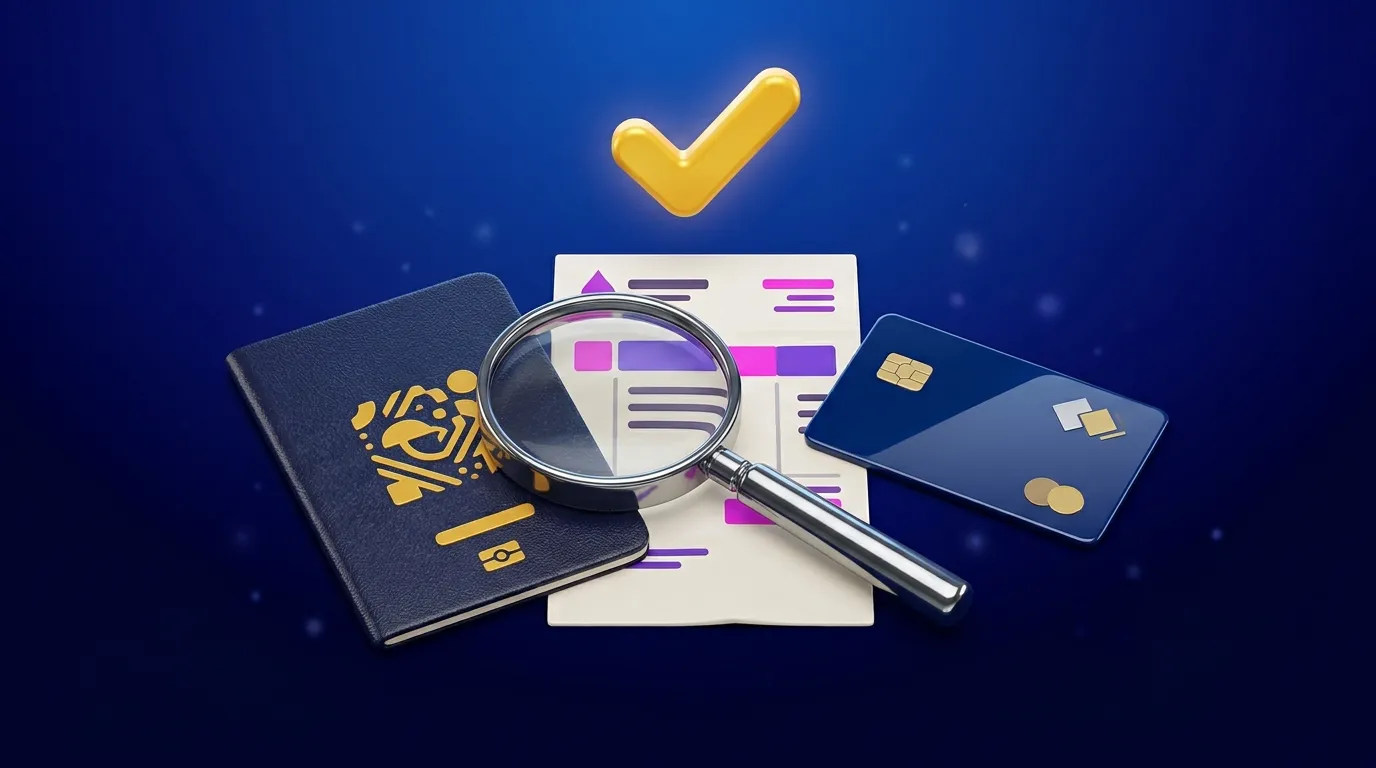 Account verification documents for a Charmius Casino withdrawal